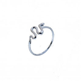 Anello serpente traforato in oro bianco gr 1.20 referenza: A2983B