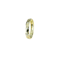 Anello Rosario Classico in oro giallo con Zirconi bianchi 18 Kt Codice: A1994G