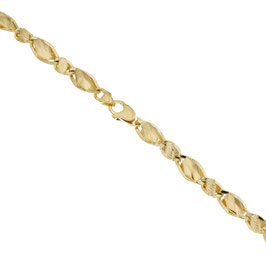 Bracciale Con Riportini In Oro Giallo Da Gr 4.40