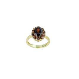 Anello con pietra centrale in oro giallo gr 3.90 referenza: A2441G