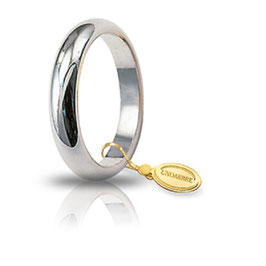 Fede Unoaerre Classica Oro Bianco 6 Grammi Referenza: 60AFN1B