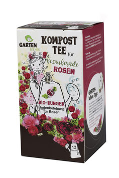 KOMPOST-TEE bio-rosenguss für bezaubernde Rosen