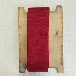 Nastro divin cencioso by "I nastri di Mirta" colore rosso glitter - 8 cm