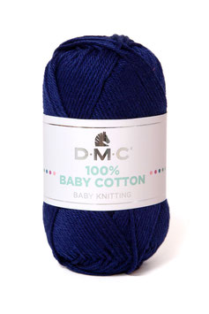 DMC 100% Baby Cotton - Blu Notte (758)