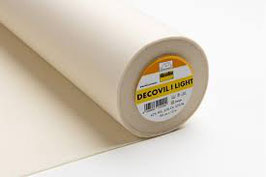 Decovil light: interfodera leggera e stirabile con mano simile a pelle