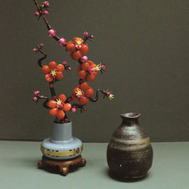 PETIT VASE SOLIFLORE CÉRAMIQUE "L'ECHO DES FLAMMES"