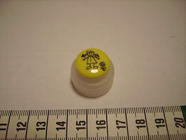 Kinderknopf mit Öse gelb Mädchen 18mm Dill 221481