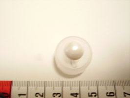 Perlenknopf mit Öse 10mm kwb35
