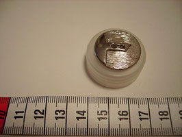 Metallknopf mit Struktur 23 mm 2 Loch Dill 270312