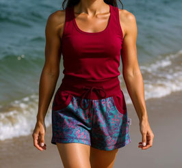Short femme batik