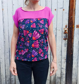 Le Tshirt éclosion violette