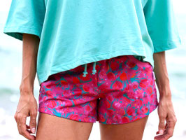 Short femme echinacée