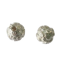 Guru Perle in echt Silber 7,7 und 9,4 mm