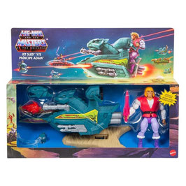 Jet Sled y Príncipe Adam He-Man and The Masters of The Universe