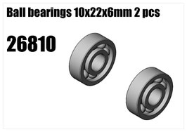 Clutch bell bearings 10x22x6 2pcs