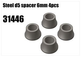 Steel d5 spacer 6mm 4pcs