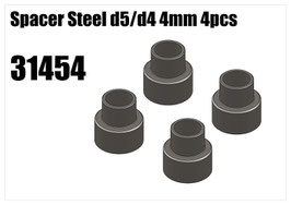 Steel d5/d4 spacer 4mm 4pcs