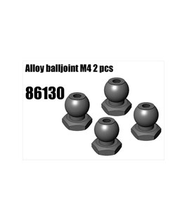 Alloy balljoint M4 2 pcs