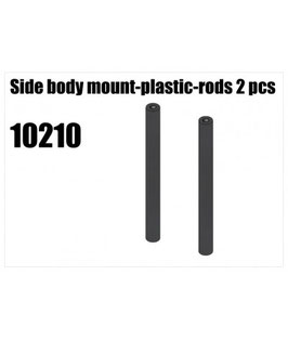 Plastic side body mount rod 2pcs