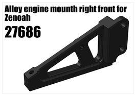 Alloy engine mounth right front for Zenoah