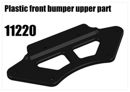 Plastic front bumper upper part