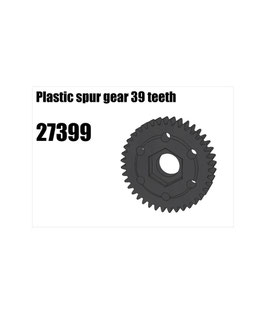 Plastic spur gear 39 teeth (white)