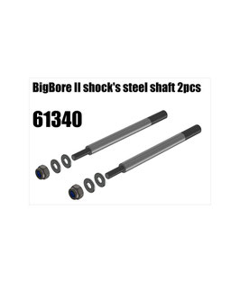 BigBore II shock's steel shaft 2pcs