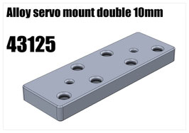 Alloy servo mount double 10mm