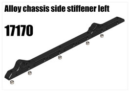 Alloy chassis side stiffener left