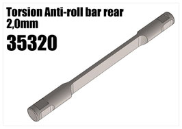 Torsion Anti-roll bar rear 2,0mm