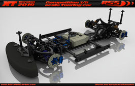 XT 2019 Touring Car Chassis kit with Zenoah engine fixing kit (27180, 27146, 27115)