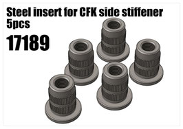 Steel insert for CFK side stiffener 5pcs