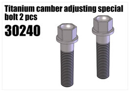 Steel camber adjusting screw short 2pcs