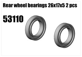 Wheel bearing 17x26x5 2pcs