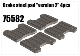 Brake steel pad "version 2" 4pcs