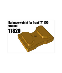 Balance weight for front "A" 150 gramm