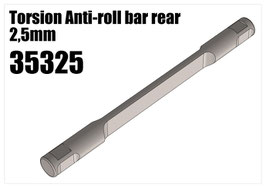 Torsion Anti-roll bar rear 2,5mm