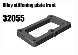 Alloy stiffener and wing fixing plate front