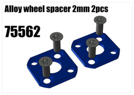 Alloy wheel spacer 2mm 2pcs