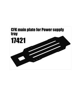 CFK main plate for Power supply tray