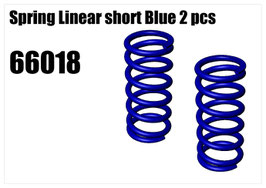 Spring Linear short Blue 2pcs