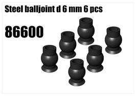 Steel balljoint d 6 mm 6pcs