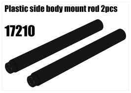 Plastic side body mount rod 2pcs