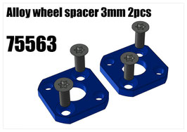 Alloy wheel spacer 3mm 2pcs