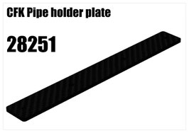 CFK Pipe holder plate