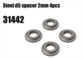 Steel d5 spacer 2mm 4pcs