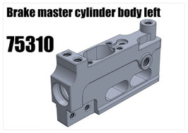 Brake alloy master cylinder body left