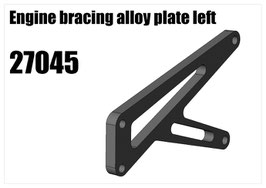 Engine bracing alloy plate left