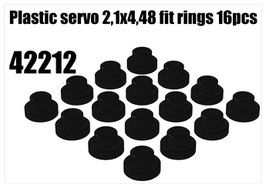 Plastic servo 2,1x4,48 fit rings 16pcs