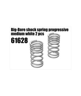 Shock's spring progressive medium white 2pcs